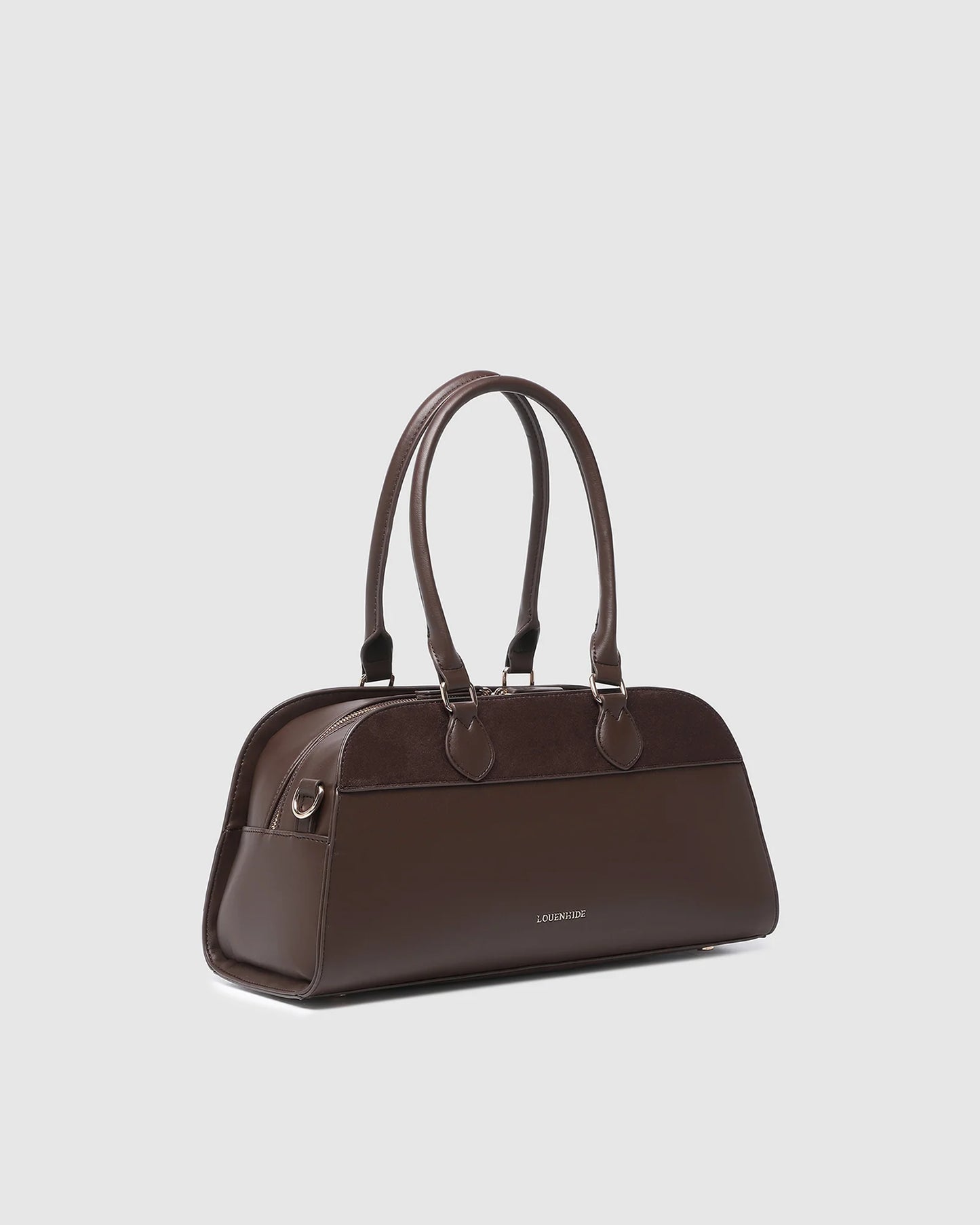 LOUENHIDE - Eleanor Shoulder Bag - Chocolate