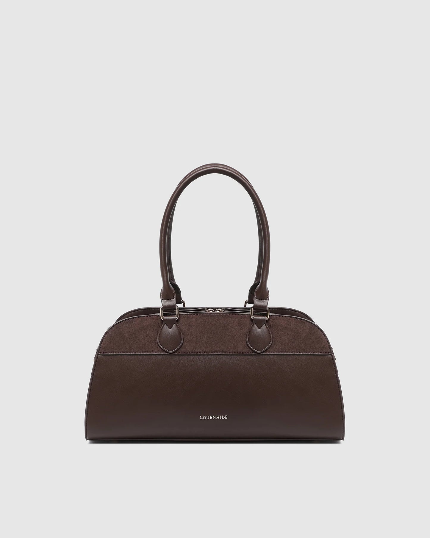 LOUENHIDE - Eleanor Shoulder Bag - Chocolate