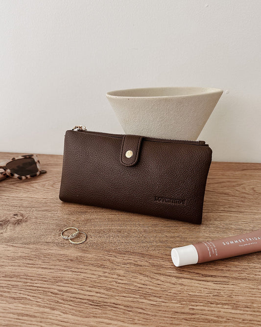 LOUENHIDE - Stella Wallet - Chocolate