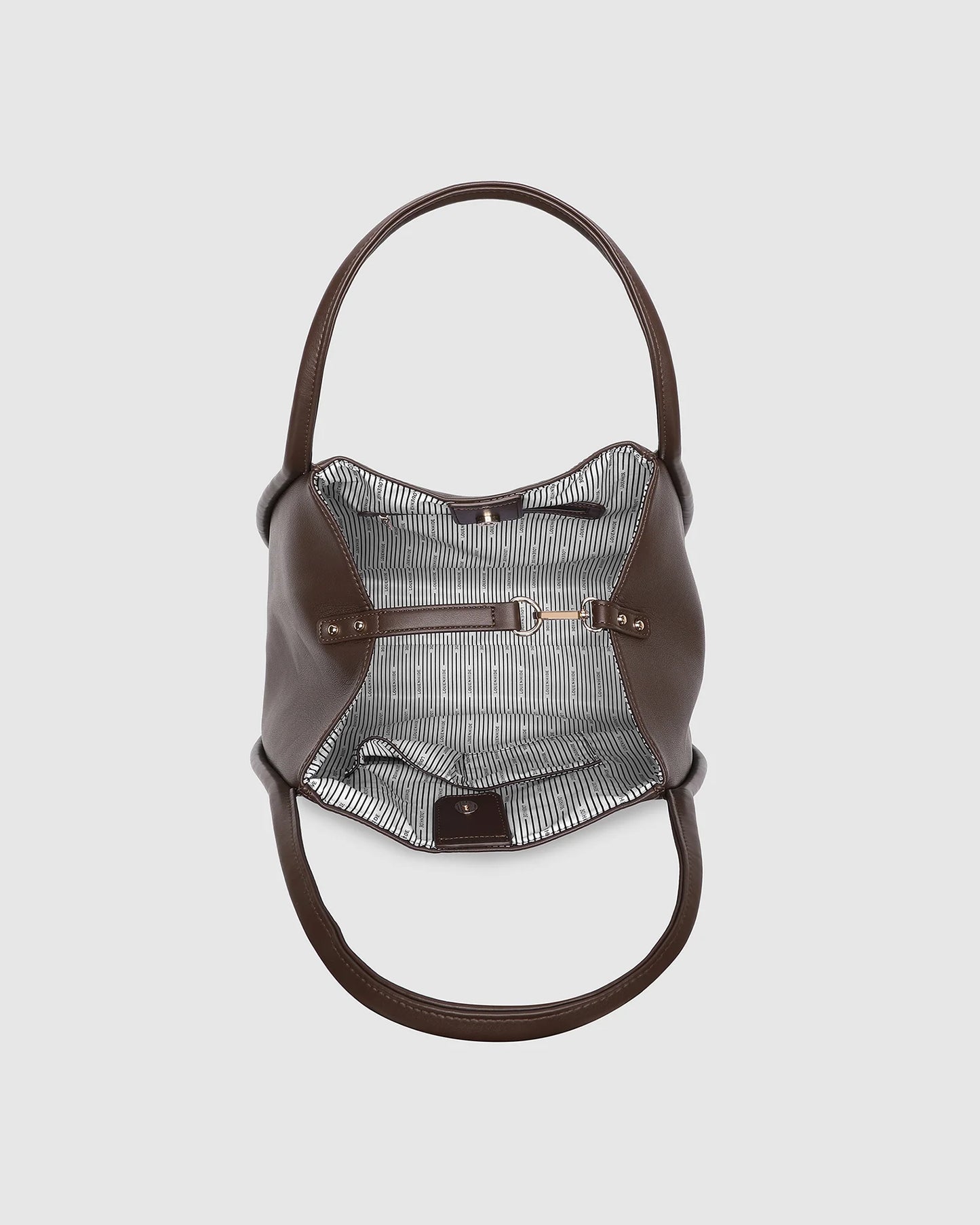 LOUENHIDE - Sutton Shoulder Bag - Chocolate