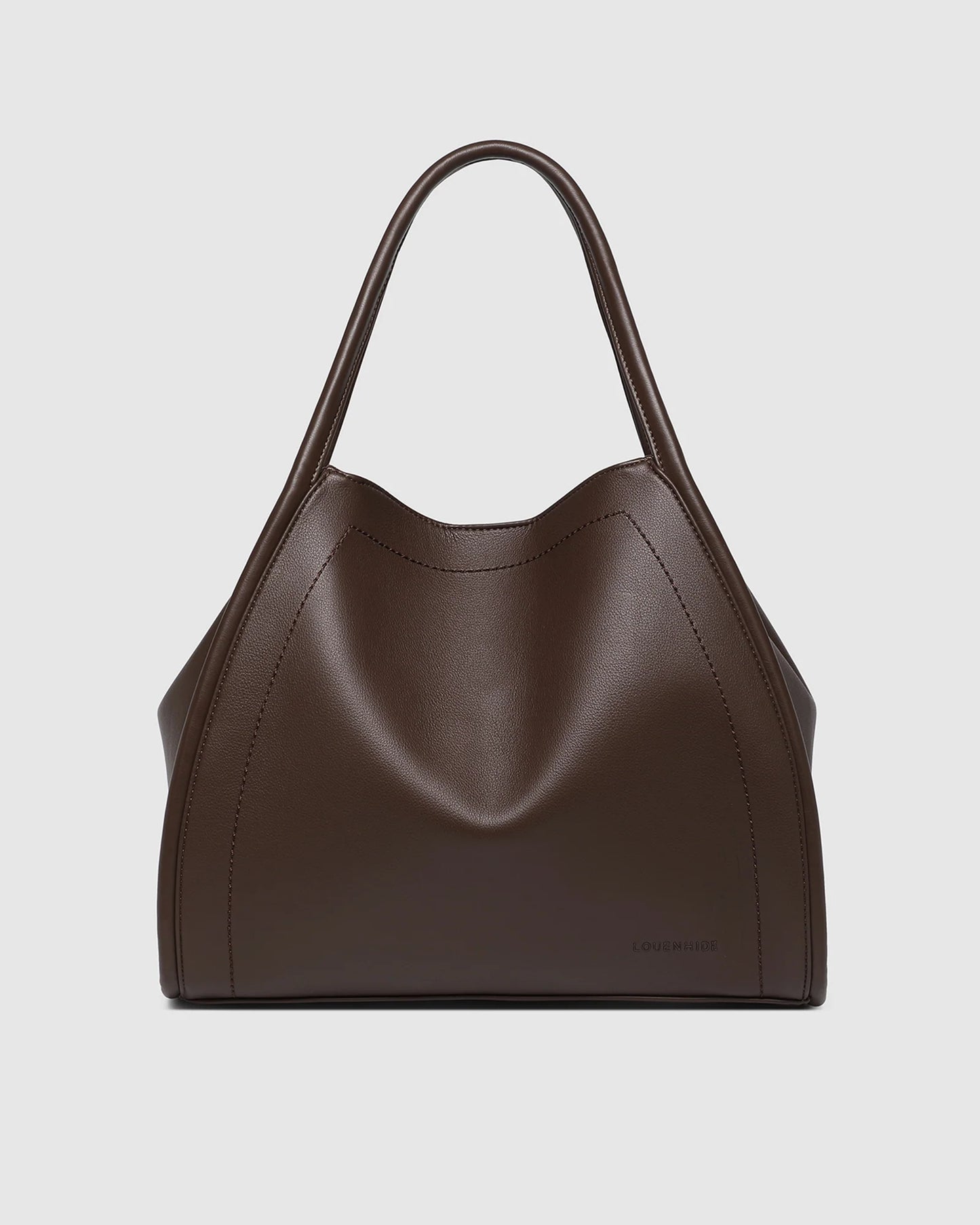 LOUENHIDE - Sutton Shoulder Bag - Chocolate
