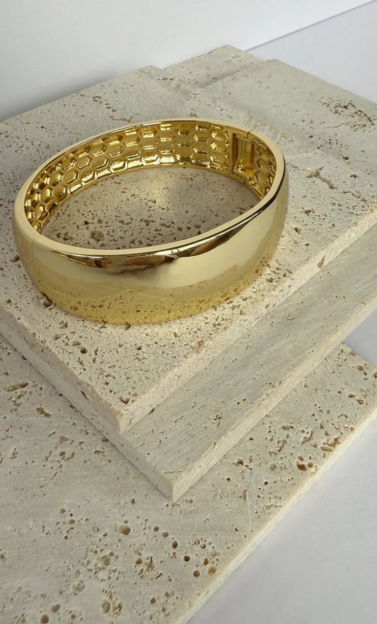TUNIK - 24K Gold Fill Statement Bangle