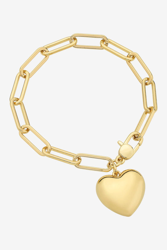 LIBERTE - Lotte Soft Gold Heart Bracelet