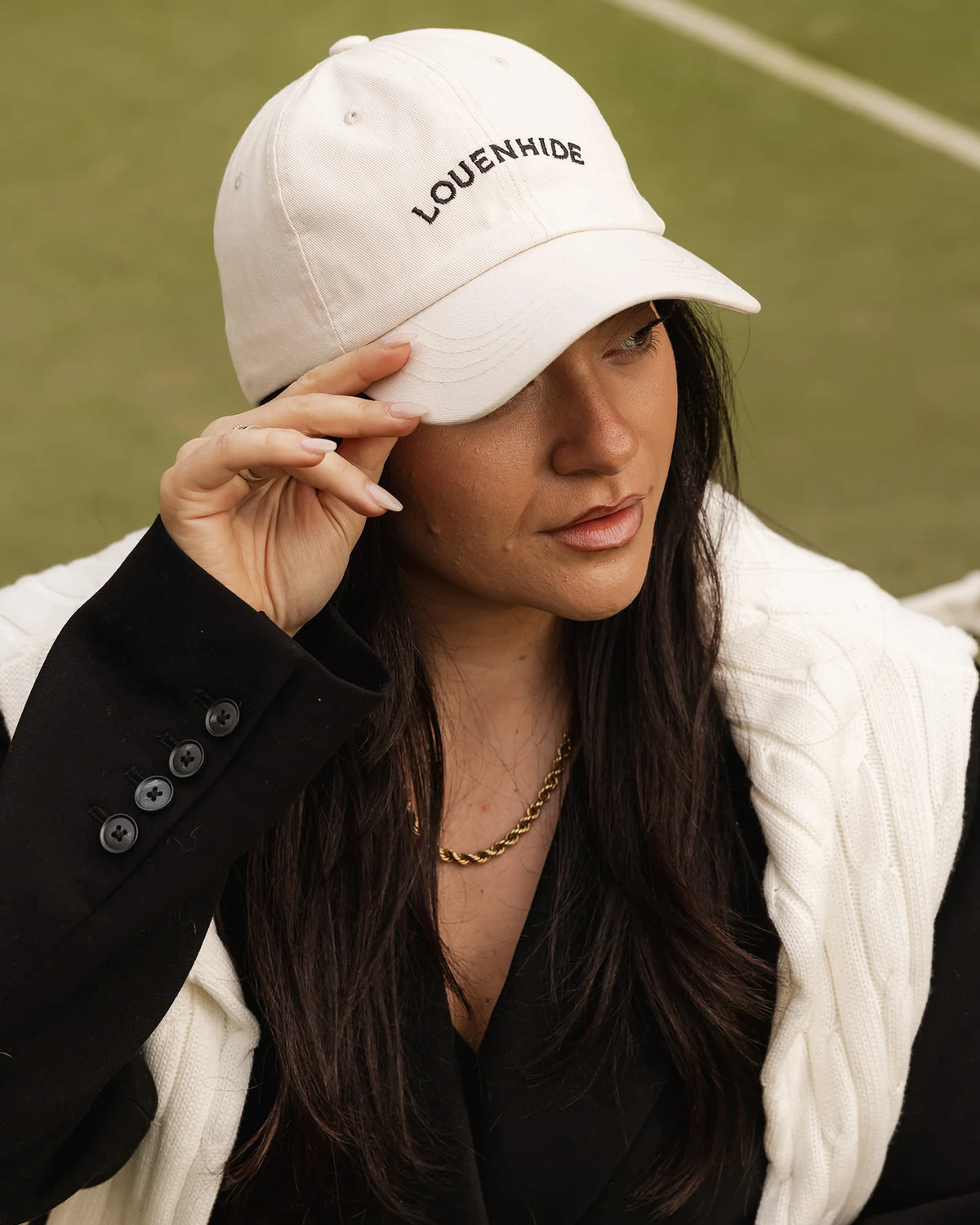 LOUENHIDE - Demi Canvas Cap - Vanilla