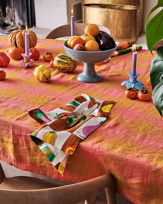 KIP & CO : Toasted Marshmellow 145x270cms - Tablecloth