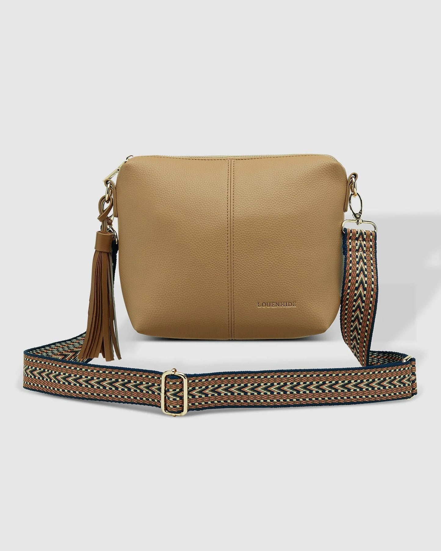 LOUENHIDE - Kasey Crossbody Bag - Latte