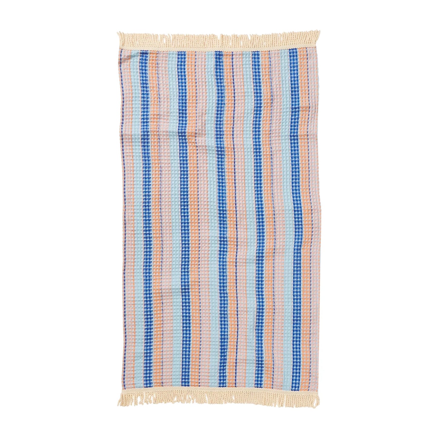 SAGE x CLARE : Kanti Waffle Bath Towel - Ultramarine
