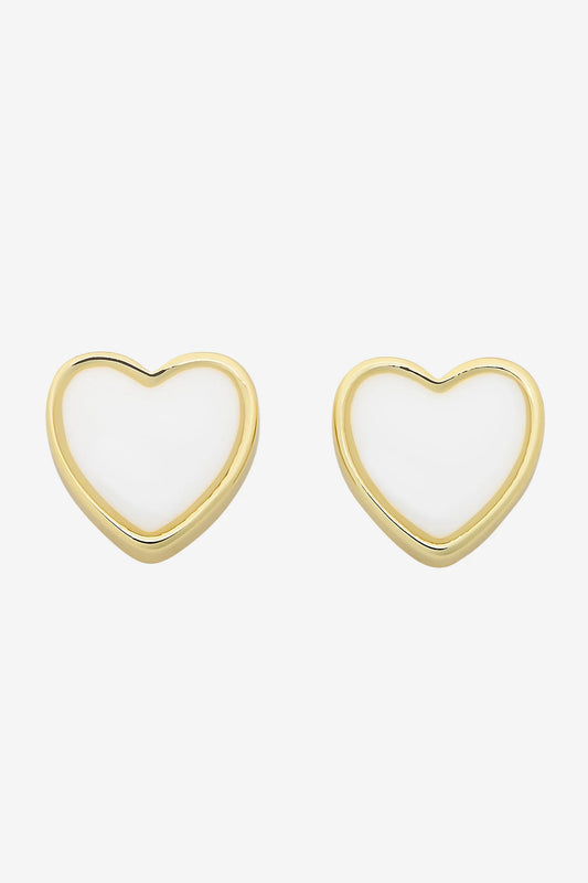 LIBERTE - Myra Gold Heart Stud