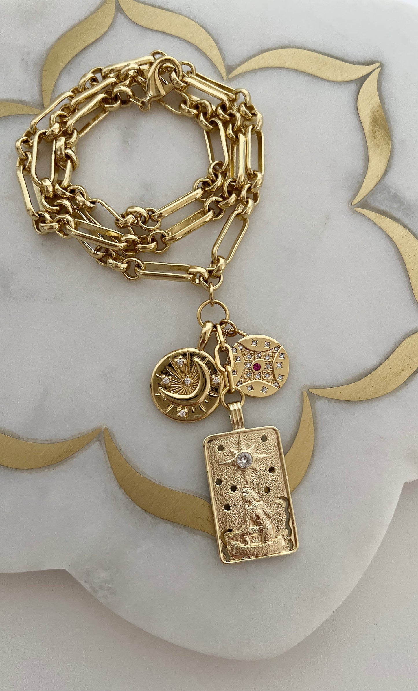 TUNIK - Twilight Star Necklace – 24K Gold Fill Celestial Pendant 2.0 Edition