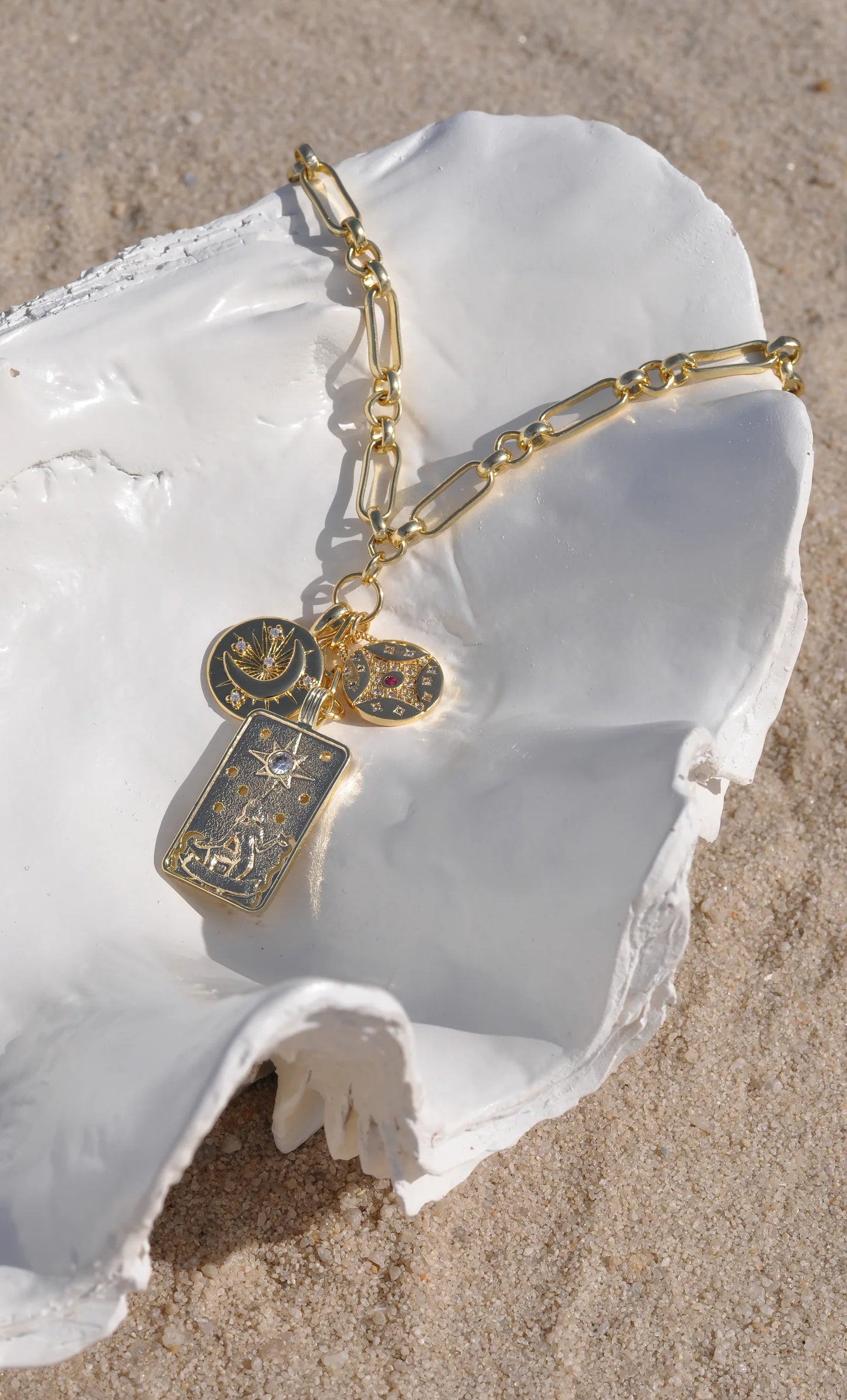 TUNIK - Twilight Star Necklace – 24K Gold Fill Celestial Pendant 2.0 Edition