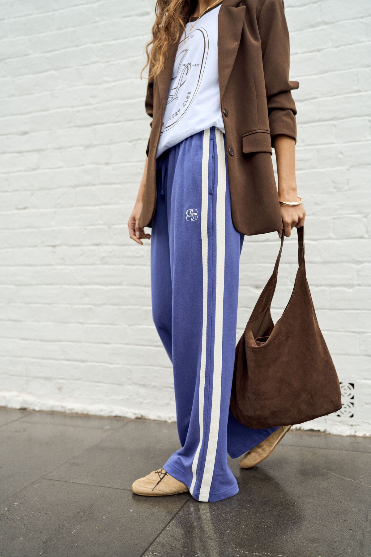 CERES LIFE - Gigi Wide Leg Terry Trackpant