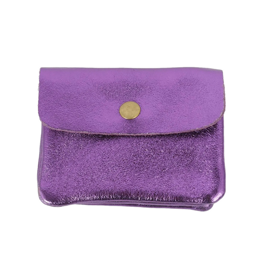 MAISON FANLI : Metallic Purple - Coin Purse