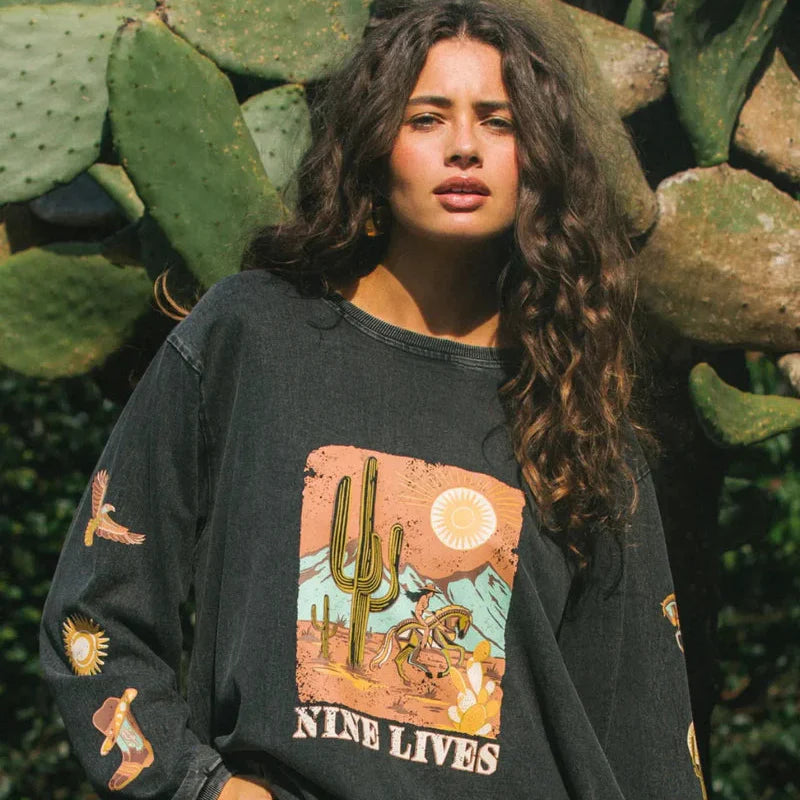 NINE LIVES BAZAAR: Rambler Long Sleeve - Tee