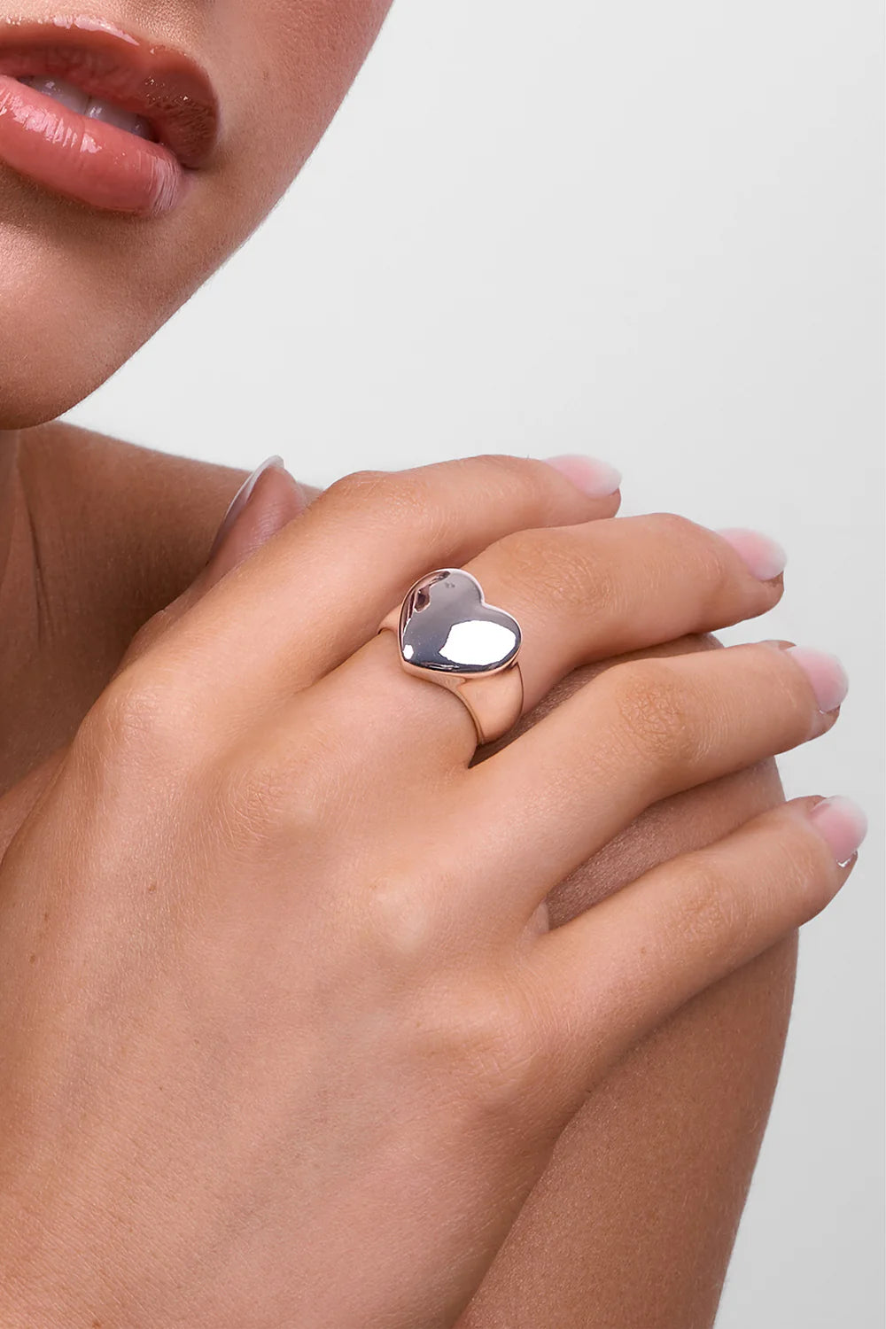 LIBERTE - Lotte Silver Heart Ring