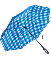 ANNABEL TRENDS: Cobalt Check - Reverse Umbrella