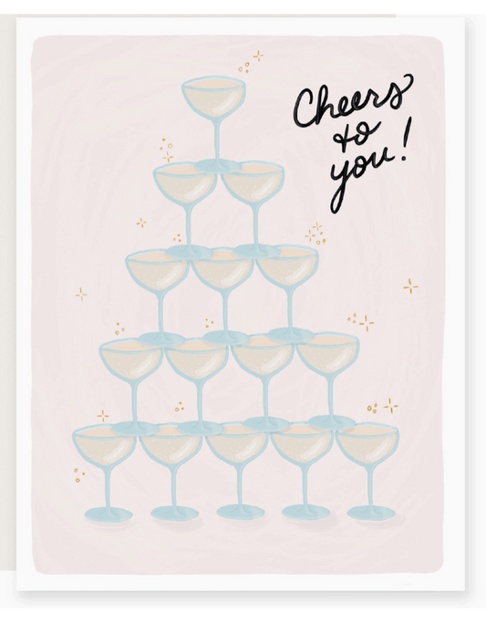GREETING CARD : Cheers To You! - Greeting Card