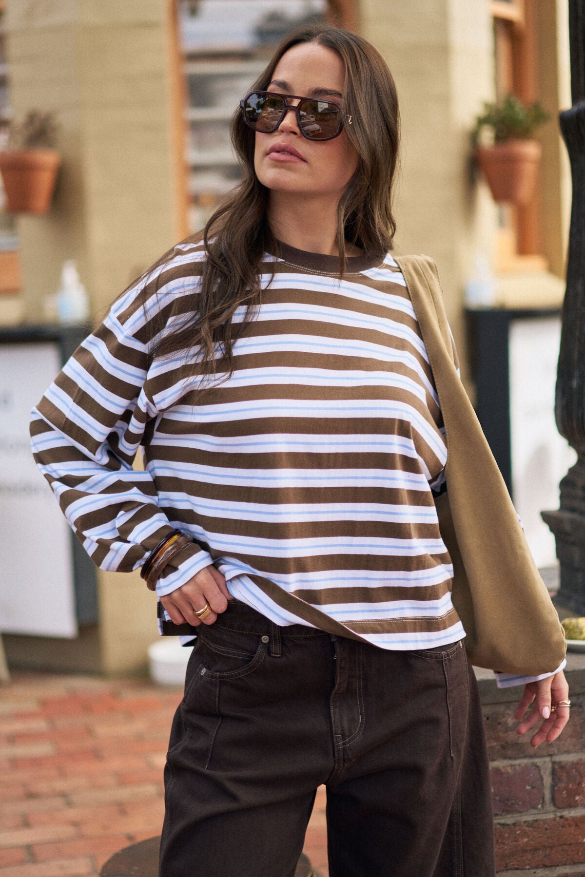 CERES LIFE - Beau Long Sleeve Slouchy Tee