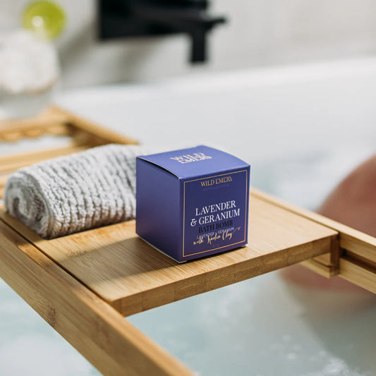 WILD EMERY : Lavender & Geranium - Bath Bomb