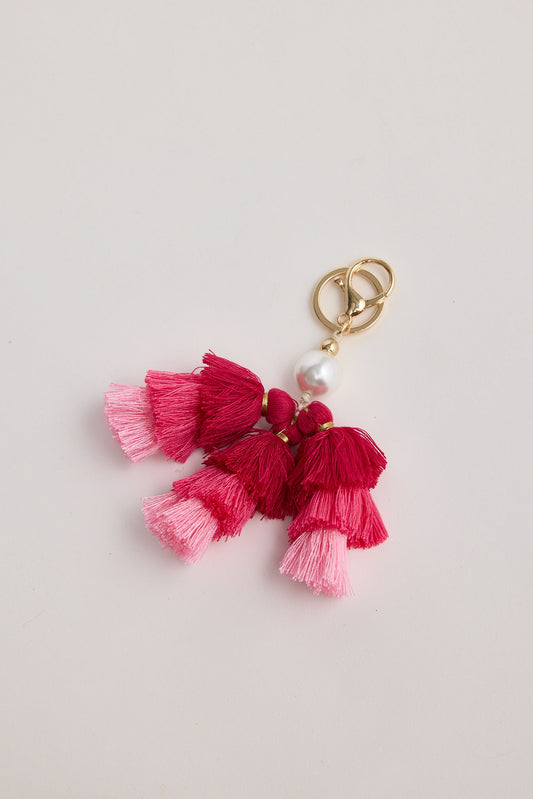 HOLIDAY LIFE : Joselle Pink / Red - Key Chain