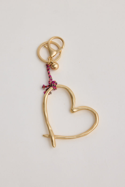 HOLIDAY LIFE : Gold Heart - Key Chain
