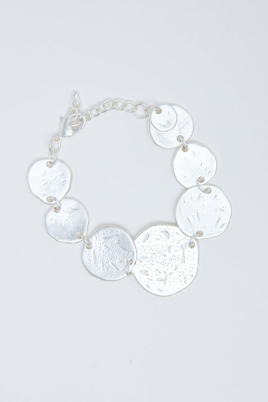 HOLIDAY LIFE : Steele Silver Disc - Bracelet